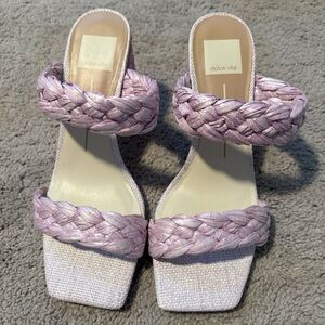 Dolce Vita Women's Lavender Braided Heels